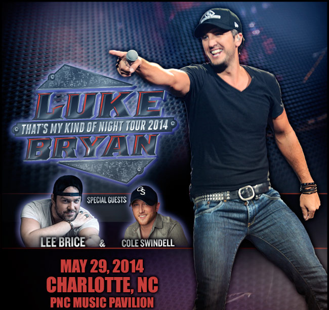 Luke Bryan - That's My Kind of Night Tour 2014 - May 29 - Charlotte, NC - PNC Music Pavilion